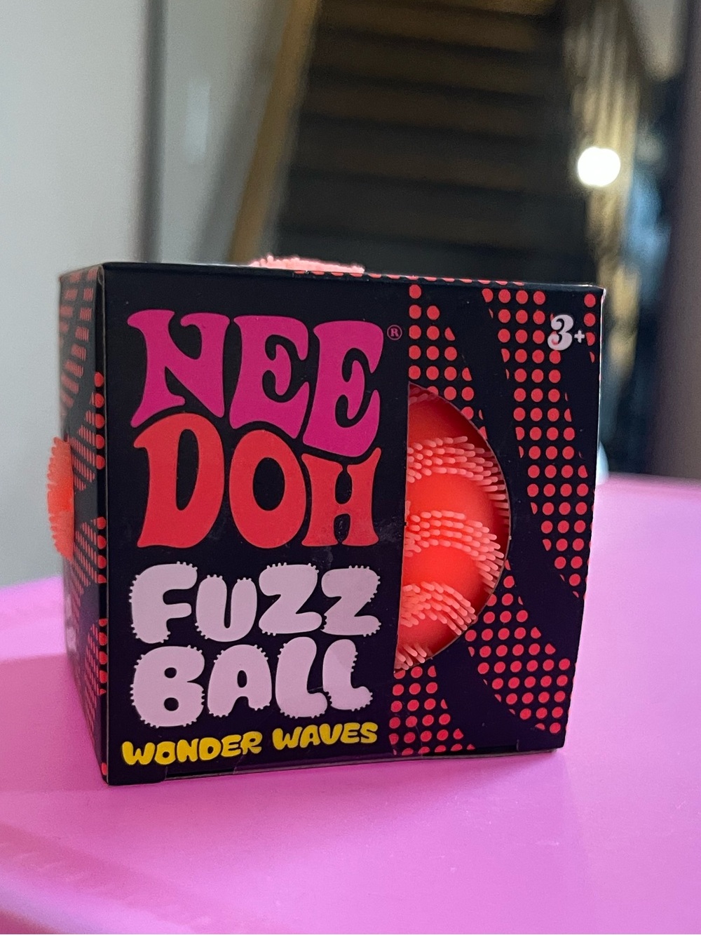 NeeDoh Fuzz Ball Wonder Waves - Orange